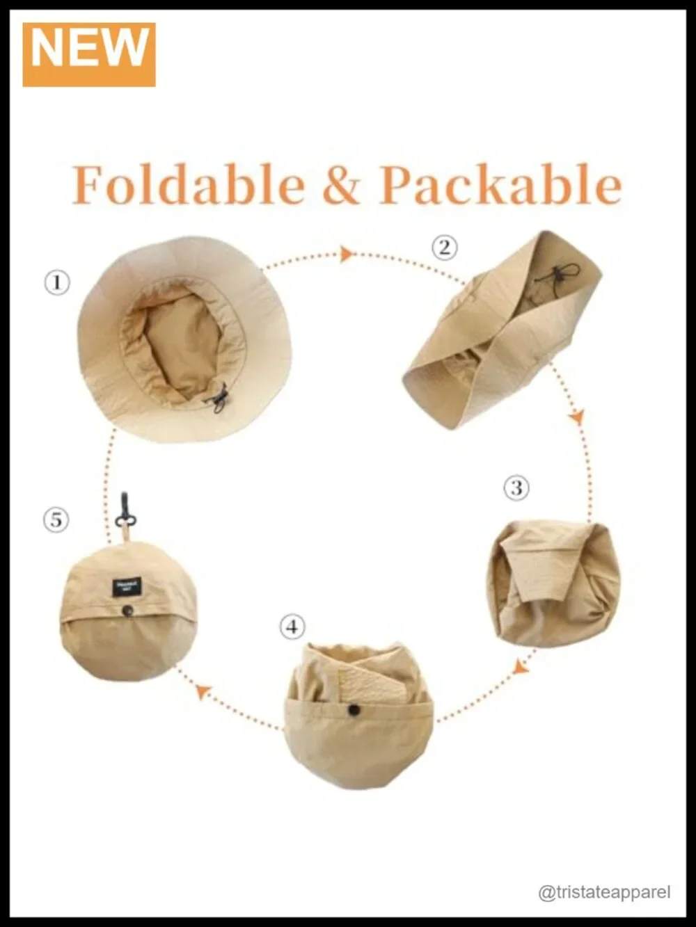Packable Sun Bucket Hat for Women Waterproof Quick Dry Detachable Chin Strap
